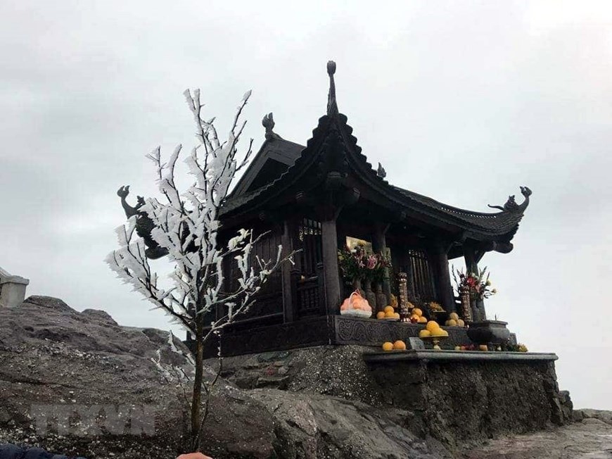 Le givre fait son apparition dans les montagnes du Nord du Vietnam